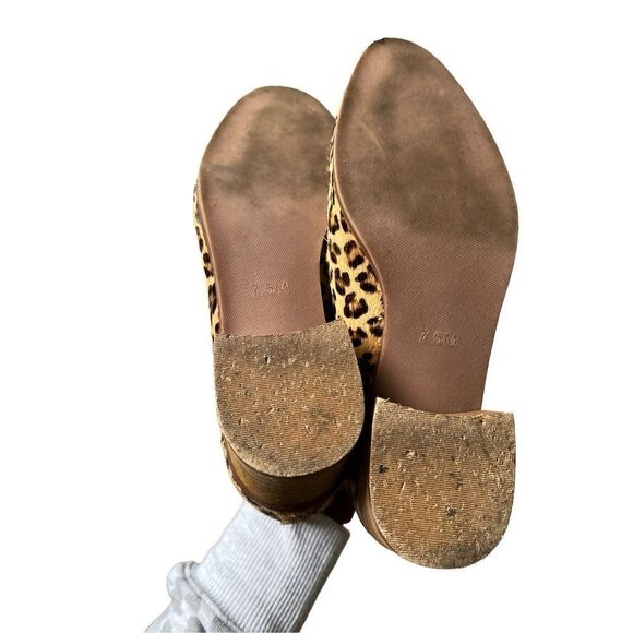 Coconuts by Matisse Leopard Calf Hair Ankle Booties size 7.5 - Picture 6 of 14